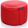 BODYMATE Cuscino da Yoga rotondo Extra Alto 20cm Diametro 31cm con Imbottitura di Grano Saraceno e Spelta - Rivestimento Lavabile in Lavatrice 100% Cotone extra Spesso - Cuscino da Meditazione - Zafu