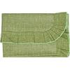 PARAMAISON Tovaglia Plastificata Rettangolare Unito, Stile Shabby Chic, Antimacchia, Impermeabile, Tavola da Pranzo Cucina Giardino, 6 Posti, 140 x 170 cm| Verde