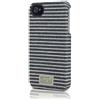 Hex Core Case custodia a guscio per iPhone 4-4S Black-Grey Stripe