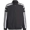 adidas Squadra 21 Presentation Track Tracksuit Jacket, Giacca Unisex-Bambini e Ragazzi, Black/White, 164