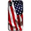 Mixroom - Cover Custodia Back Case in TPU Silicone Morbido per Apple iPhone X Americana America M697