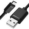 UNITEK Cavo da USB A a micro USB/ 1 metro/ricarica rapida e sincronizzazione/Quick Charge/ 2,5 A/USB 2.0 480 Mbps/ 100% rame, Nero, rivestimento in PVC