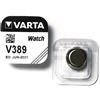 Varta Batteria bottone Varta 1,55V V389 Ossido d'Argento confezione da 1 pila