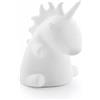 InnovaGoods - Lampada LED Unicorno Multicolor, Sicura per Bambini, Ideale come Luce Antibui Notturna, Non si Surriscalda, RGB LED, Bianco, Gomma, Unitalla