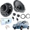 Focal Kit 4 Casse Altoparlanti FOCAL ASE 165 Posteriori per Fiat Panda 169 2003-2011
