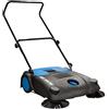 Güde Spazzatrice manuale GKM 700, larghezza di taglio 700 mm, contenitore per rifiuti da 14 l, 2000 m² di superficie uscita/ora
