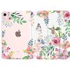 MoKo Cover Compatibile con Nuovo iPad Mini 7 (A17 Pro) 2024, Custodia iPad Mini 6a Generazione 2021 (8,3 pollici), Custodia iPad Mini 6, TPU Cover Posteriore per iPad Mini 7, Fiori Fragranti