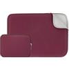 RAINYEAR make life easier RAINYEAR 15,6 Pollici Custodia Protettiva per Laptop PC Computer Portatili Sleeve Morbide con Piccola Borsa Aggiuntiva,Compatibile 15,6 Chromebook Ultrabook Notebook(Rosso,Versione Aggiornata)