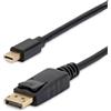 StarTech.com Cavo Mini DisplayPort a DisplayPort 1.2 da 1m - Cavo Adattatore 4K x 2K UHD Mini DisplayPort a DisplayPort - Cavo Video per Monitor Mini DP/DP - Cavo Convertitore mDP/DP (MDP2DPMM3)
