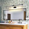 MantoLite LED Lampade da Parete per Quadri,16W 3000K Illuminazione per Interni con testa Girevole e Interruttore, Specchio da Bagno Illuminazioni per Pareti Lampade Lettura Applique (Nero,90CM)