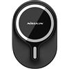 Nillkin MagRoad Lite - Supporto magnetico per auto con ricarica wireless (clip), colore: nero
