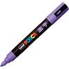 UNI MITSUBISHI Marcatore a base d'acqua Uni Posca PC5M - punta tonda media da 1,8mm a 2,5mm - lilla - Uni Mitsubishi (unità vendita 1 pz.)