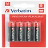 Verbatim - Scatola 4 Pile alkaline stilo AA - 49921 (unità vendita 1 pz.)
