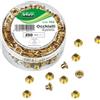 LEBEZ Occhielli ottonati - per occhiellatrice - diametro 5 mm - oro - Lebez - conf. 250 pezzi (unità vendita 1 pz.)