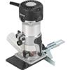 Trend T1 Fresatrice con base di rifilatura, pinza 8 mm, 710 W | Fresatrice per bordi e piccoli profili con precisione grazie alla base compatta di rifilatura, T1ETS/EURO