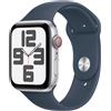 Apple Smartwatch Apple Watch SE GPS + Cellular 44mm Argento Sport S/M Blu Tempesta