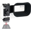 KIWIFOTOS 2-in-1 Smart Phone Universale Anti-Riflessione Cappuccio con Clip Del Telefono Rimovibile per iPhone 13 12 11 XS X XR 8+ 8 7+ 7 6S + 6S e Android Galaxy Mate MI Elimina i Riflessi Finestra