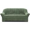 DOMO. collection DOMO Collection Divano Bahia FK, 3 pezzi con imbottitura a molla, divano a molle dal design classico, 3 posti, mobili imbottiti 200 x 57 x 91 cm (larghezza x profondità x altezza), verde