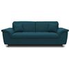 DOMO. collection Divano Franzi, 2, 5 posti, 2, set da 5 pezzi, con funzione collo, imbottitura 210 x 105 x 81 cm (larghezza x profondità x altezza), turchese (blu)