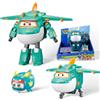 Super Wings Transforming Tino & Pet, personaggi robotici Transformable, giocattoli per bambini e bambine di età 3 4 5 6 7 8 anni
