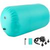 MEKETUM Air Roll Tappetino da Ginnastica Gonfiabile 60 75 90 CM Gonfiabile Air Barrel Ginnastica Tumbling Mat