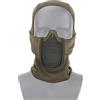 GYDEHUTJ DETECH - Passamontagna tattico traspirante, maschera integrale per softair, caccia, ciclismo, scaldacollo