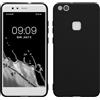 kwmobile Custodia Compatibile con Huawei P10 Lite Cover - Back Case per Smartphone in Silicone TPU - Protezione Gommata - nero matt