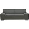 DOMO. collection DOMO Collection Alisson - Divano a 3 posti, 199 x 83 x 75 cm, grigio
