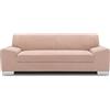 DOMO. collection Divano Alisson, 3 posti, set da 3 pezzi, 199 x 83 x 75 cm (larghezza x profondità x altezza), colore: rosa