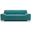 DOMO. collection Alisson Divano, posti, Set da 3 Pezzi, Imbottitura Metallo Legno Tessuto, Turchese, 3 Sitzer
