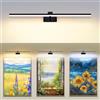 MantoLite Dimmerabile LED Lampade da Parete per Quadri, 61cm 15W Illuminazione Interni Girevole Lampade, Oro Spazzolato Bagno Luci per Pareti Specchio Lampade Lettura Applique 3000K/4500K/6000K
