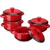 Set 2 ciotoline cocotte in terracotta monoporzione Autentica