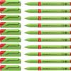Schneider 9112 - Penna Topliner 911, tratto sottile, confezione da 10 pezzi, colore: rosso