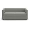 DOMO. collection DOMO Collection Divano BOB FK, 2 divani con nucleo a piume, set da 2 posti, piccolo divano 165 x 75 x 74 cm, argento (grigio)
