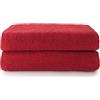 Top Towel - Plus - Confezione da 2 asciugamani da bagno grandi - Asciugamani da doccia - Asciugamano da bagno 100% cotone