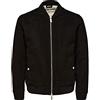 SELECTED HOMME SLHARCHIVE Bomber Suede Jkt W Noos Giacca in camoscio, Black, L Uomini