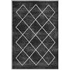 andiamo Tappeto decorativo Bolonia in polipropilene Öko-Tex 100, 60 cm x 110 cm, colore: antracite