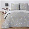 VISION Freya fiori - 100% cotone - Set Copripiumoni matrimoniale reversibile 260 x 240cm con 2 federe 65 x 65cm per letto matrimoniale maxi - Tessuto morbido e confortevole - Certificato Oeko-Tex