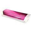 Acco brands Leitz iLAM Plastificatrice Home Office, Formato A4, 2 Rulli, Colore Fucsia, 73680023