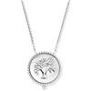 Engelsrufer ERN-LILTREE-PE - Collana da donna in argento sterling con medallione dell'albero della vita su madreperla bianca, chiusura a moschettone, senza nichel, dimensioni: 42 + 4 + 4 cm, 50 cm,