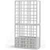 Nardi Scaffale Sipario 2 Gesso H140,6x70,3x35 di Nardi