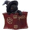 Nemesis Now Kitty's Grimoire Cat Spell Book Figurine 8,2 cm, resina, rosso, statuetta familiare della strega, aggiunta perfetta a qualsiasi collezione di stregoneria, fusa nella migliore resina,