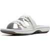 Clarks, Sandali da donna Breeze Piper Slide, bianco, 42 EU