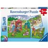 Ravensburger Ricarica le Energie 3 Puzzle da 49 pezzi