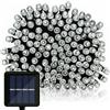 Prequ Catena Luminosa Solare 180 Led Bianco Freddo con Giochi Luce