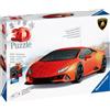 Ravensburger Puzzle 3D Lamborghini Huracan Evo Arancione 108 pezzi