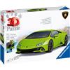 Ravensburger Puzzle 3D Lamborghini Huracan Evo Verde 108 pezzi