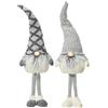 Christmas Decoration Gnomo di Natale Grigio - 70 cm