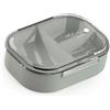 Nuvita Portamerenda Lunch Box con 3 Scomparti - 490ml - Sage Green
