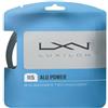 Luxilon Wilson Luxilon Set di Corde da Tennis ALU Power 115, per Racchette da Tennis, Diametro 1.15 mm, Argento, WR8302001115